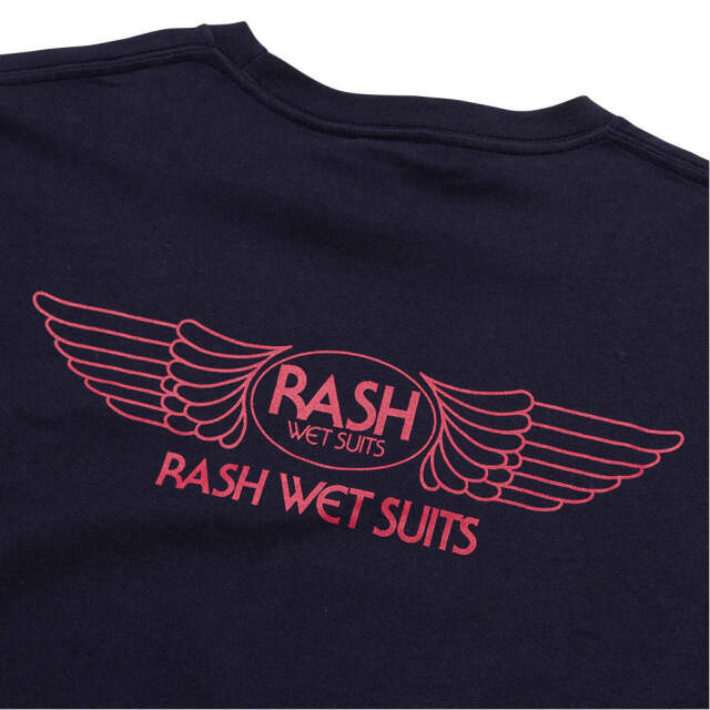 2025 RASH ラッシュ 羽バックTEE メンズ ロングスリーブ ティーシャツ LONG TEE ロンティー 男性用 Tシャツ