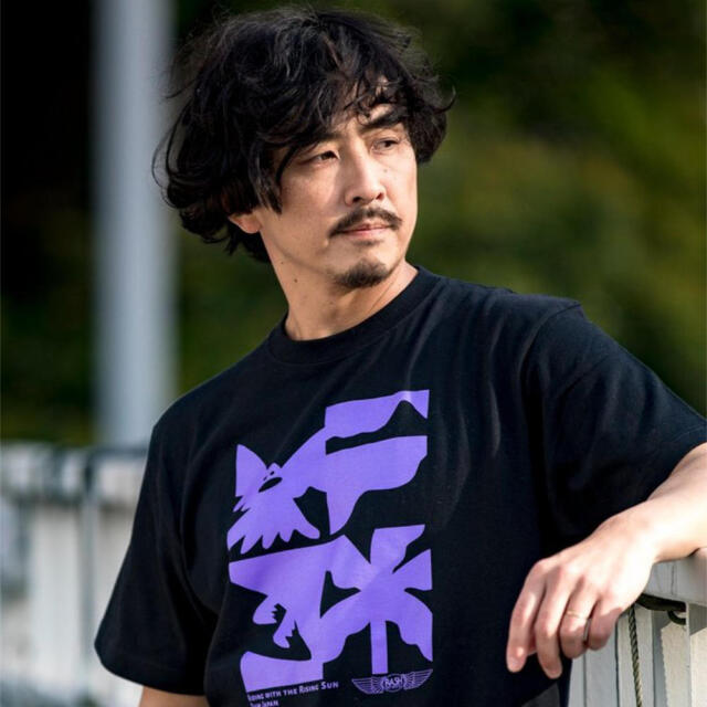 2025 RASH RIDING WITH THE RISING SUN TEAM JAPAN Tee 半袖Tシャツ RASHxSayori