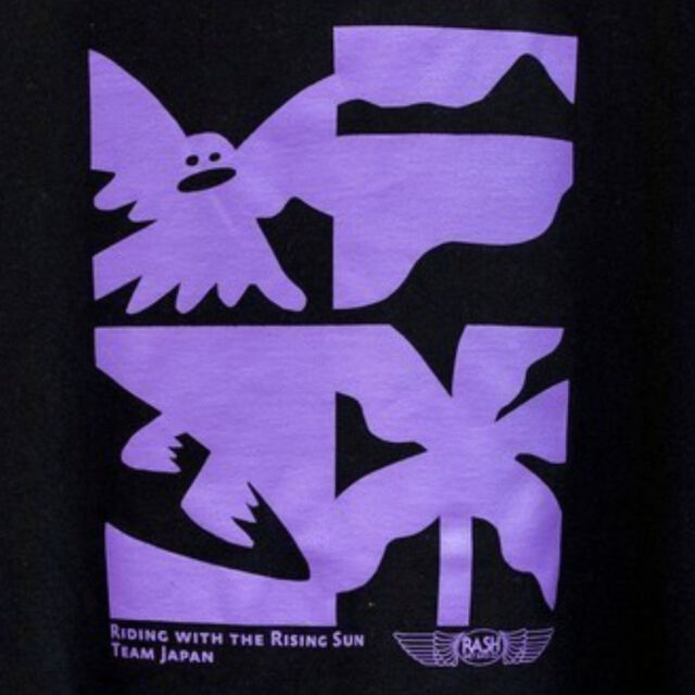 2025 RASH RIDING WITH THE RISING SUN TEAM JAPAN Tee 半袖Tシャツ RASHxSayori