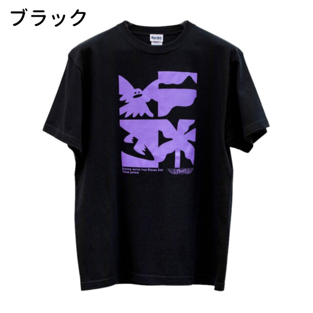 2025 RASH RIDING WITH THE RISING SUN TEAM JAPAN Tee 半袖Tシャツ RASHxSayori