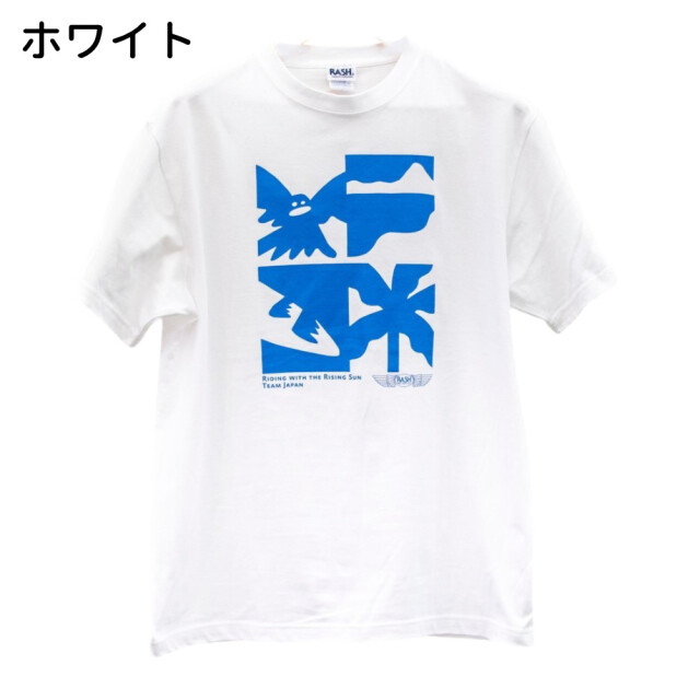 2025 RASH RIDING WITH THE RISING SUN TEAM JAPAN Tee 半袖Tシャツ RASHxSayori