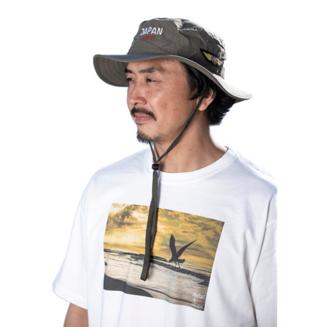 帽子 あご紐 メンズ レディース 2025 RASH ラッシュ サファリハット