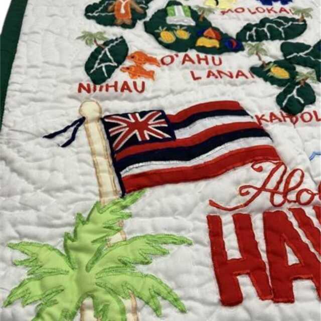 ハワイアンキルト　クッションカバー6点セット ハワイアンキルト クッションカバー ダークパープル 46cm×46cm