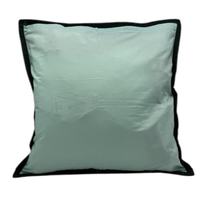 ハワイアンキルト クッションカバー ブルー オアフ島地図 46cm×46cm