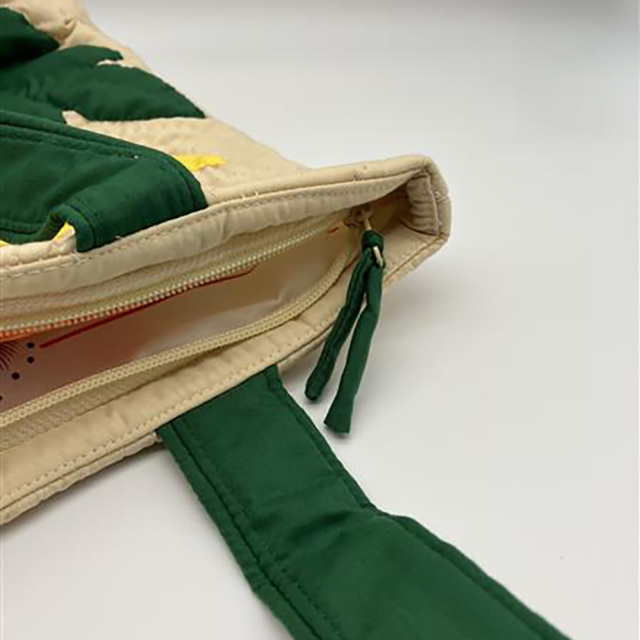 ハワイアンキルト トートバッグ バードオブパラダイス 極楽鳥花