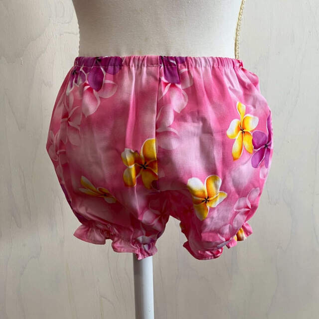 ハワイアン ベビー ワンピ+パンツ セット ピンク 24ヶ月目安