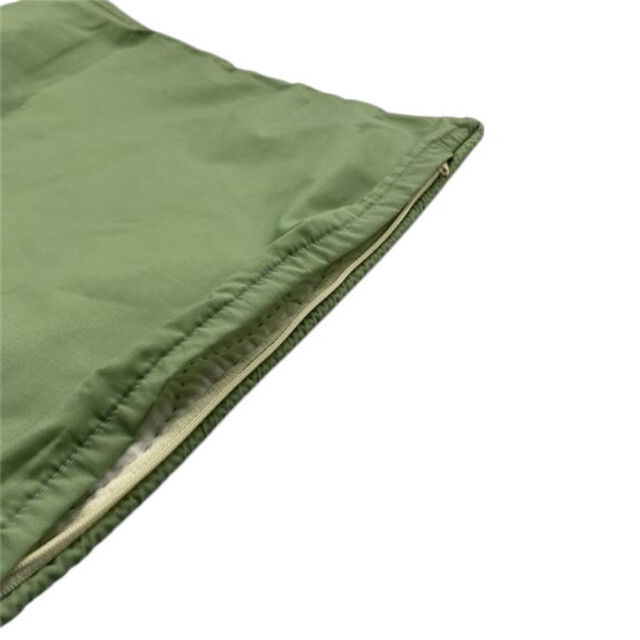 ハワイアンキルト 枕カバー グリーン ホヌ ハイビスカス 60cm×42cm