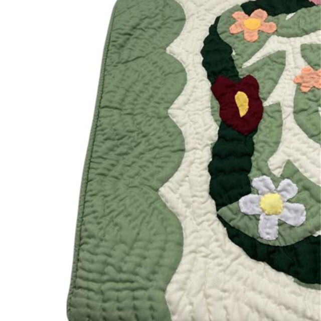 専用です　アンティークキルトピロケース flower-flag コットンキルト ピローケース 約43×63cm｜アミ