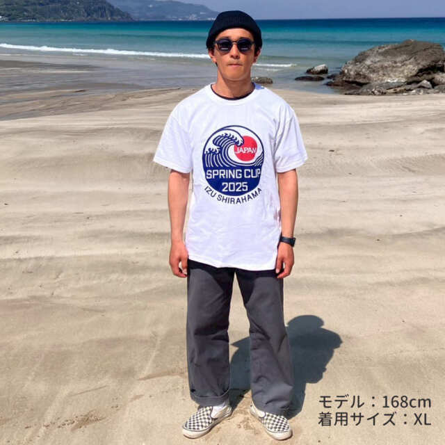 2025 白浜 スプリングカップ オリジナル Tシャツ サーフィン 大会