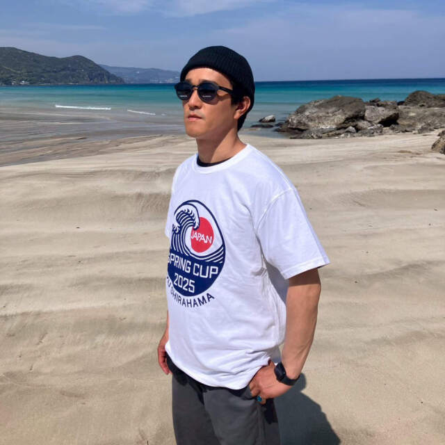 2025 白浜 スプリングカップ オリジナル Tシャツ サーフィン 大会