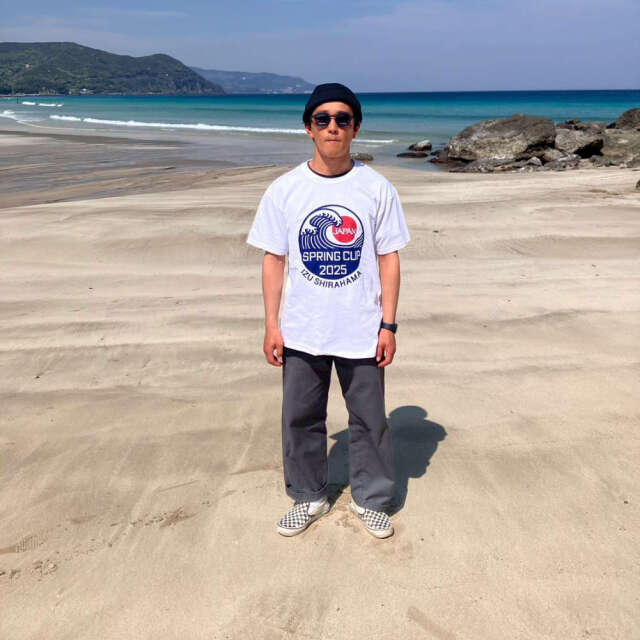 2025 白浜 スプリングカップ オリジナル Tシャツ サーフィン 大会