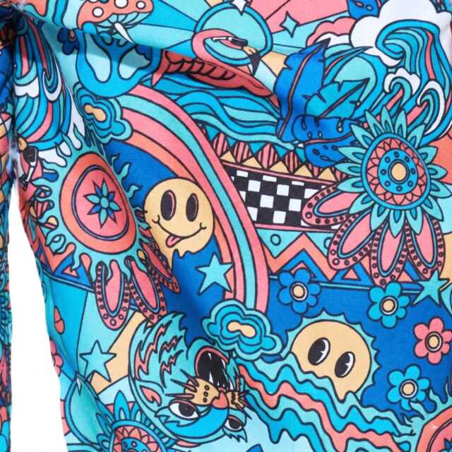 69slam サーフパンツ ボードショーツ メンズ ミディアム丈 TROPICAL