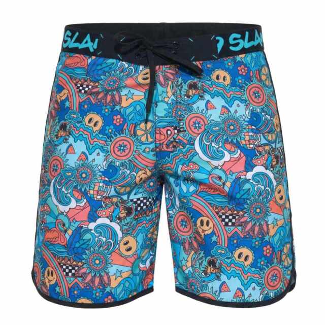 69slam サーフパンツ ボードショーツ メンズ ミディアム丈 TROPICAL