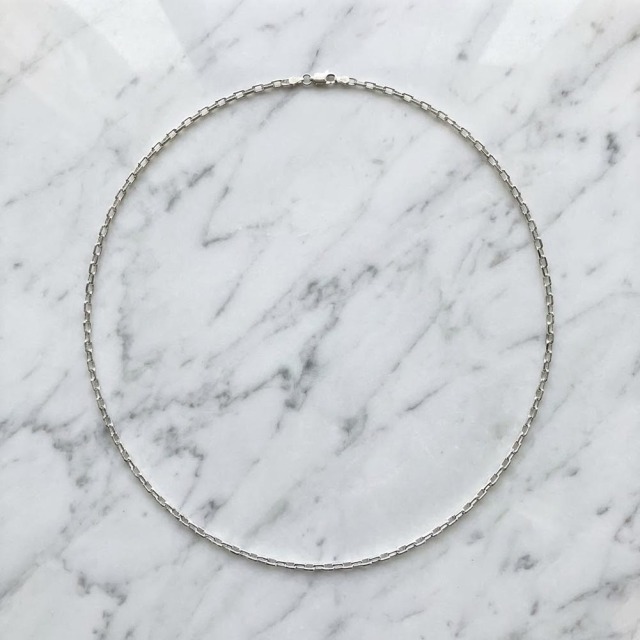 ハワイアンジュエリー アンカーチェーン ロジウム加工