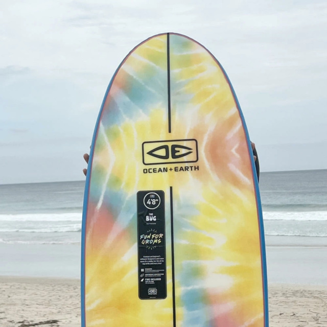 ソフトサーフボード OCEAN&EARTH THE BUG SOFTBOARD 4'8 フィン付属