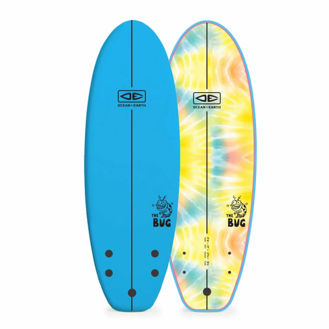 ソフトサーフボード OCEAN&EARTH THE BUG SOFTBOARD 4'8 フィン付属