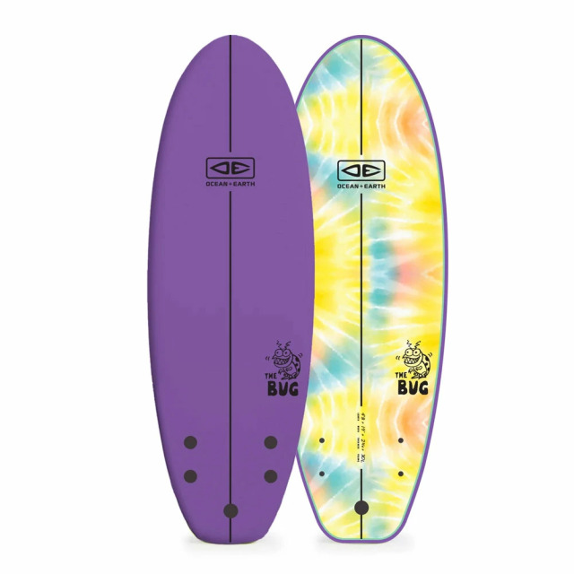 ソフトサーフボード OCEAN&EARTH THE BUG SOFTBOARD 4'8 フィン付属