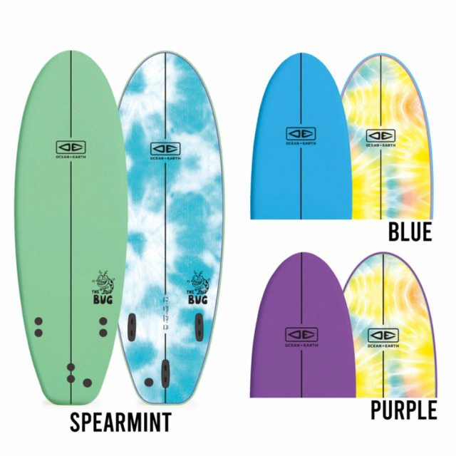 ソフトサーフボード OCEAN&EARTH THE BUG SOFTBOARD 5'2 サーフィン