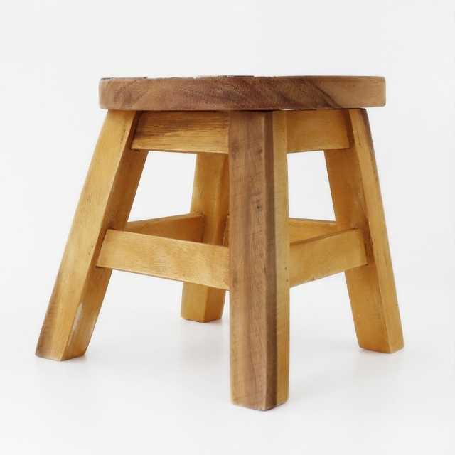 ラウンドスツール キャットハンズ wood stool ウッドスツール