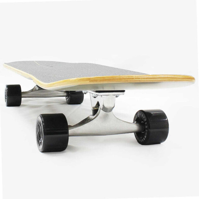 中古 Woodentoy スケボー スケートボード コンプリート 33インチ カービング サーフスケート