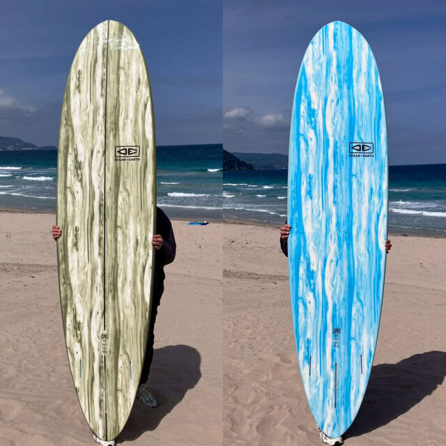 新品格安訳ありエポキシソフトボードハッピーアワー8’0ブルー色クール ソフトボード 8'0 OCEAN＆EARTH ハッピーアワー HAPPY HOUR ソフト