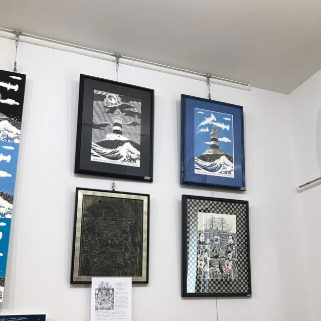 六部工房 スクリーン 版画 ポストカード 伊豆 下田 絵はがき
