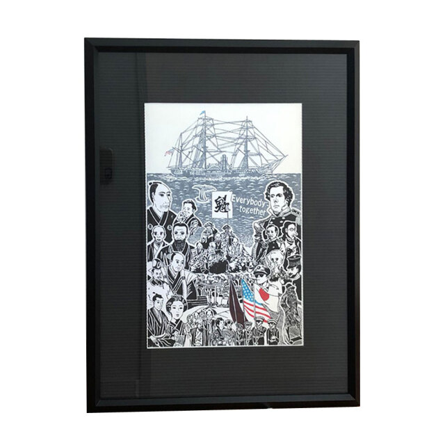 版画　品川工 『誓』　額縁付 版画 品川工 『誓』 額縁付 版画