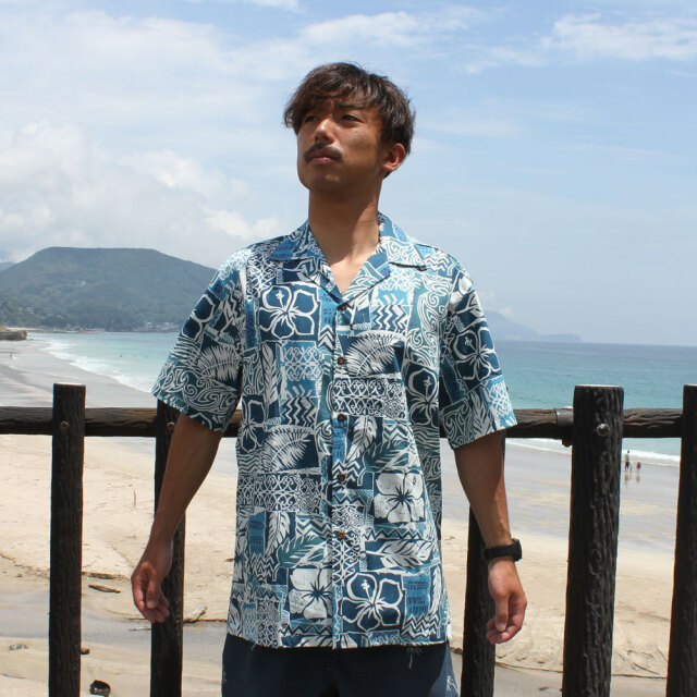 メンズアロハシャツ