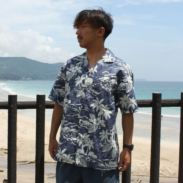 メンズアロハシャツ