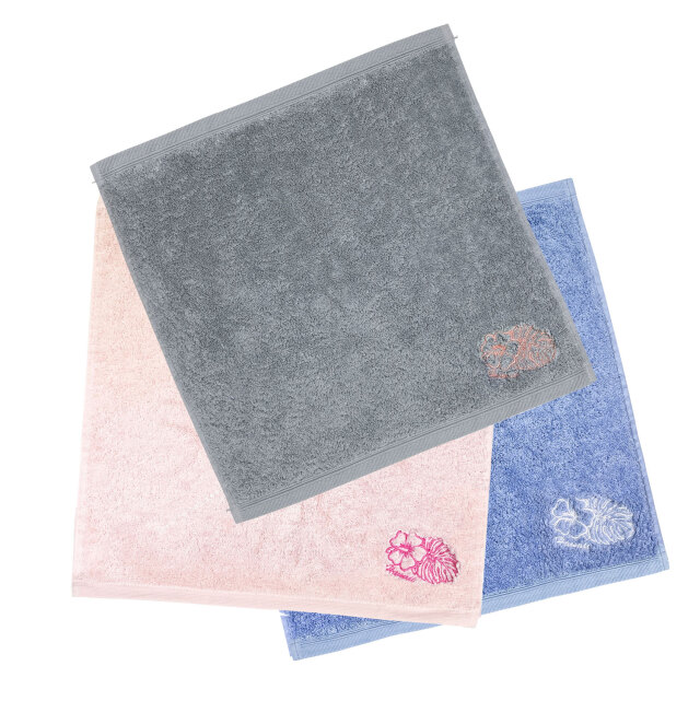 【あいお】3色ハンドタオル　30×30cm タオル ギフト 3個 個装 セット ハンドタオル 30cm×30cm ハンカチ