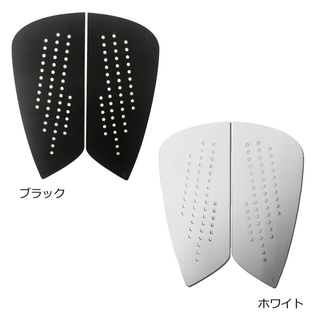 BLACK HEART 2 piece FISH DECK PAD