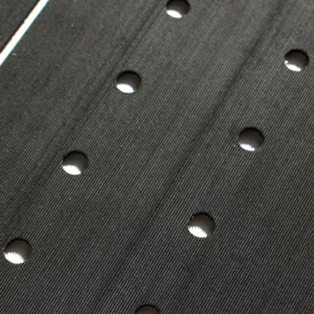 BLACK HEART 2 piece FISH DECK PAD