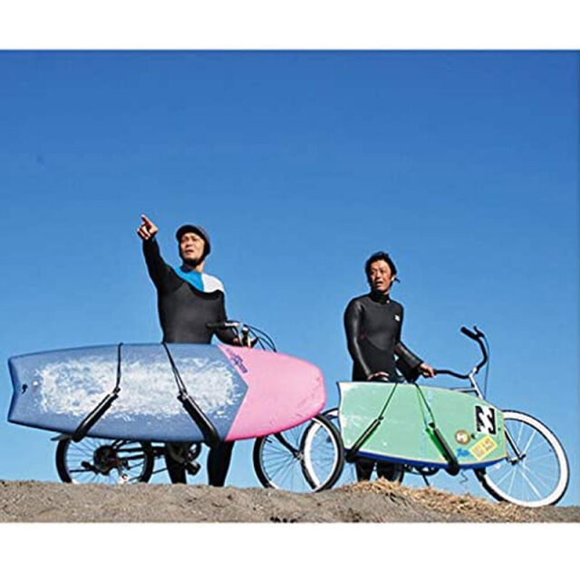 自転車用サーフボードキャリアセット キャップイージー キャリー CAP EZ BICYCLE SURFIN SURFBOARD CARRIER