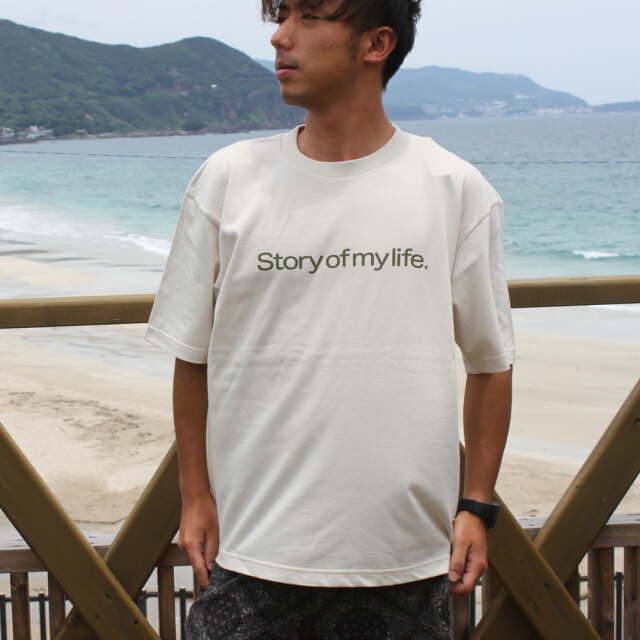 CORNERIUS amaca コーネリアスアマーカ 巾ビックtee 巾広 半袖 Tシャツ SOML Story of my life