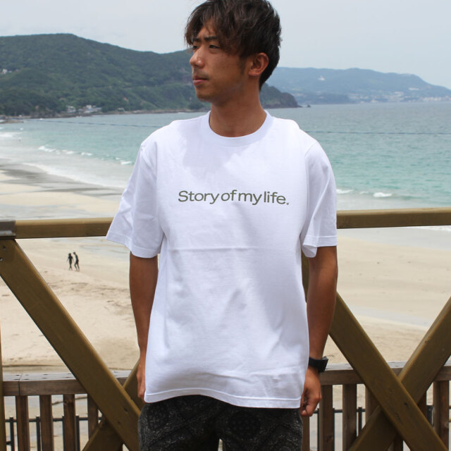 CORNERIUS amaca コーネリアスアマーカ 巾ビックtee 巾広 半袖 Tシャツ SOML Story of my life