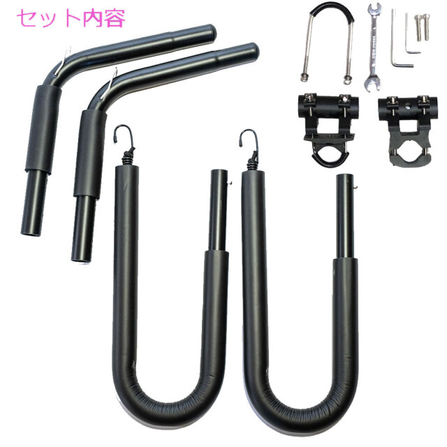 自転車用サーフボードキャリア2点止めイージーサーフラック