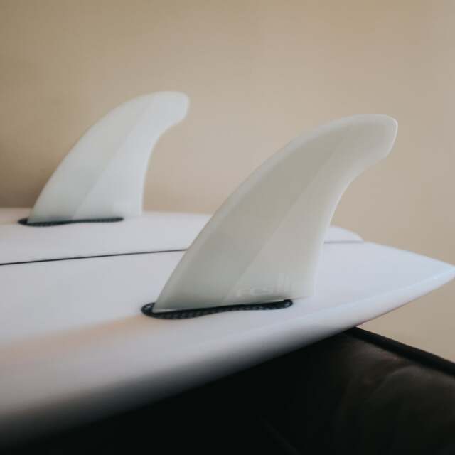 FCS2 フィン  ミックファニング ツインスタビライザー 2+1 FCS2 fin MICK FANNING TWIN Stabilizer FIN PC AirCore WHITE