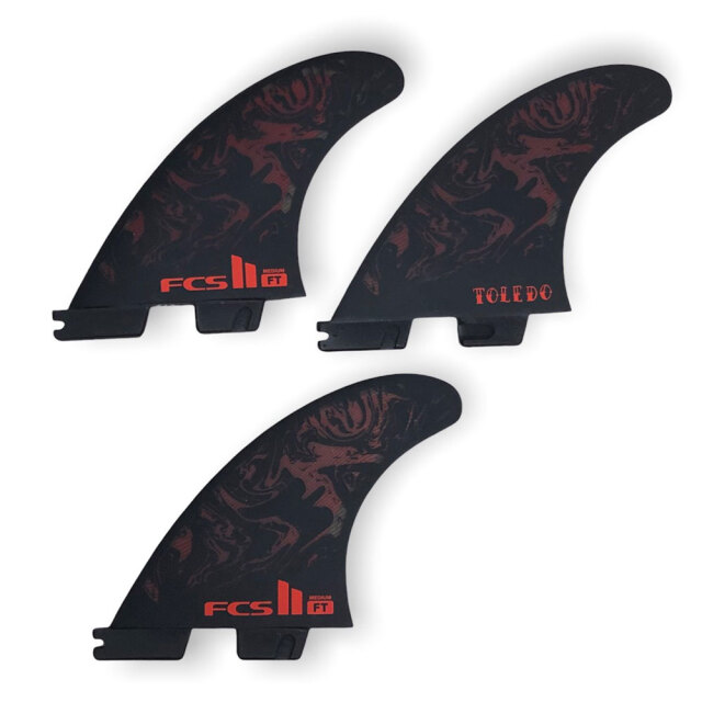 エフシーエスツー フィリペ・トレド パフォーマンスコア+エアコアフィン トライフィン FCS2 FIN FT Filipe Toledo PC +Air Core TRYFIN