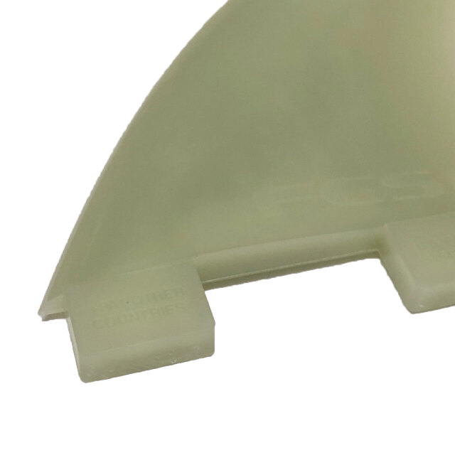 ロングボード サイドフィン FCS G-X Natural Glass Flex SIDE FIN set Quad Rear X-small