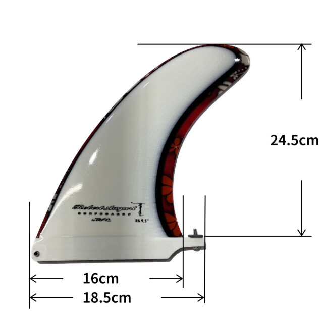LOCO920 big pod 9.75 カスタムロングボードフィン LOCO920 big pod 9.75 カスタムロングボードフィン