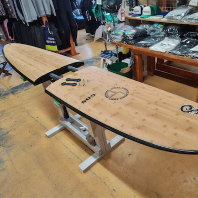 ロングボード 2分割 ゴッデス サーフボード ツーピース バンブー