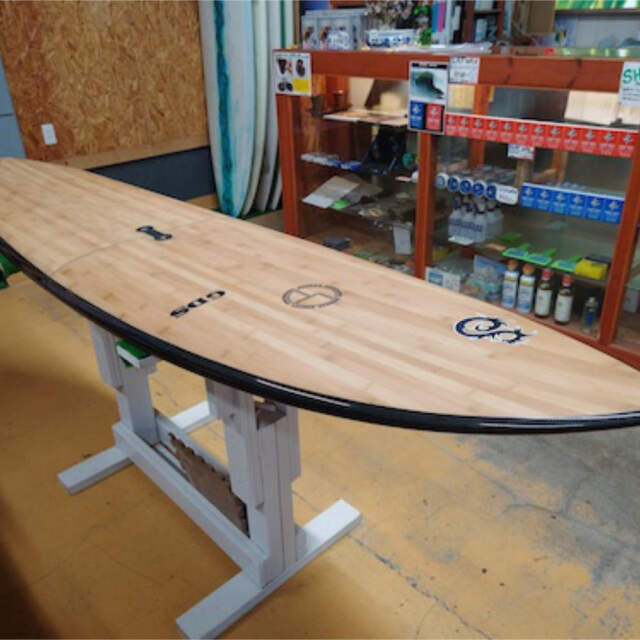 ファンボード 2分割 ゴッデス サーフボード ツーピース バンブー ホットスティック 8'3 Goddess