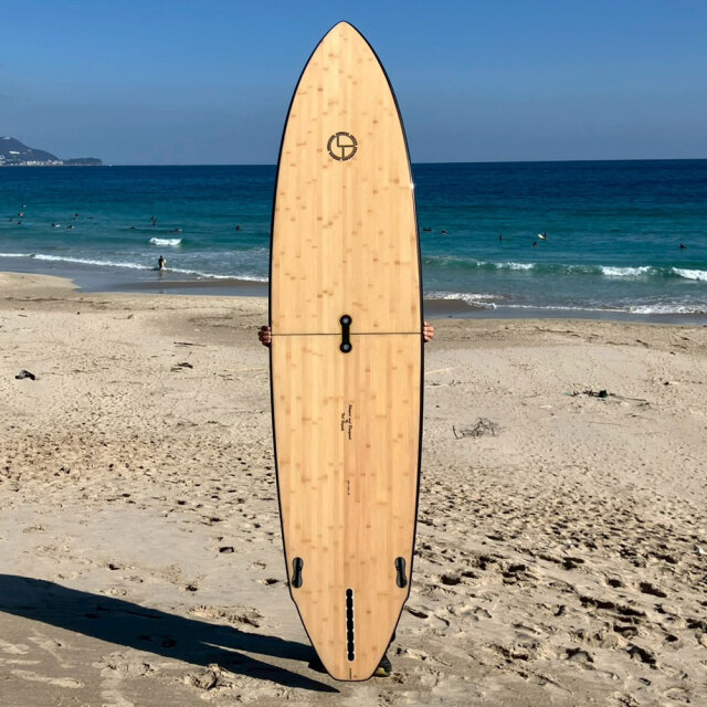 ファンボード 2分割 ゴッデス サーフボード ツーピース バンブー