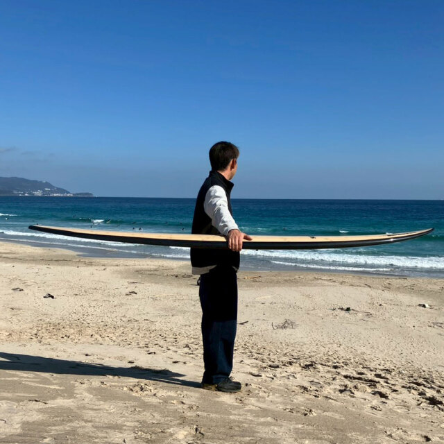 ファンボード ゴッデス サーフボード ツーピース バンブー ミッドレングス 8'3"