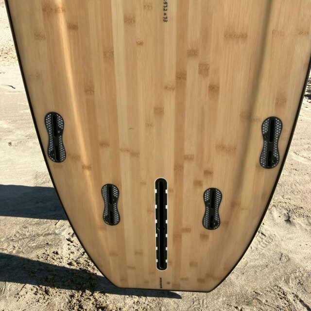 ファンボード ゴッデス サーフボード ツーピース バンブー シャドームーン 7'6"