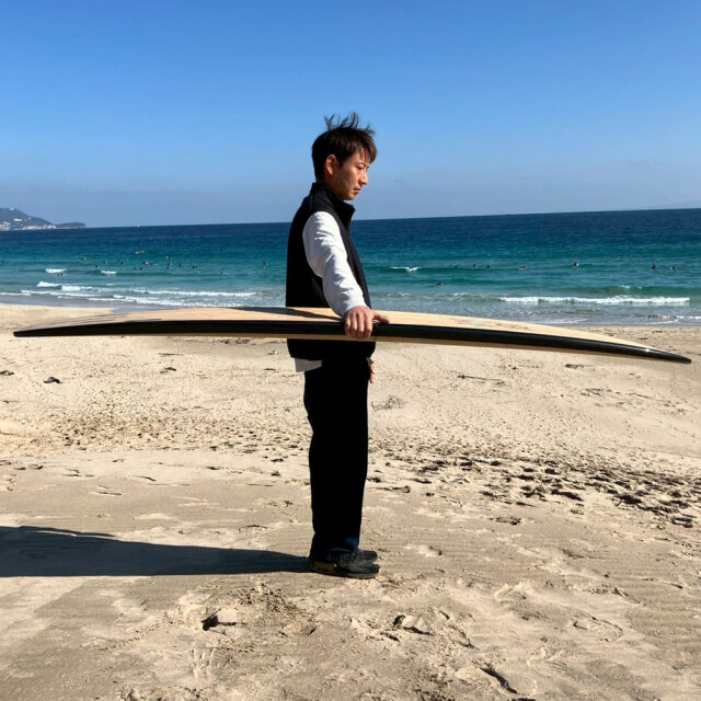 ファンボード 2分割 ゴッデス サーフボード ツーピース バンブー