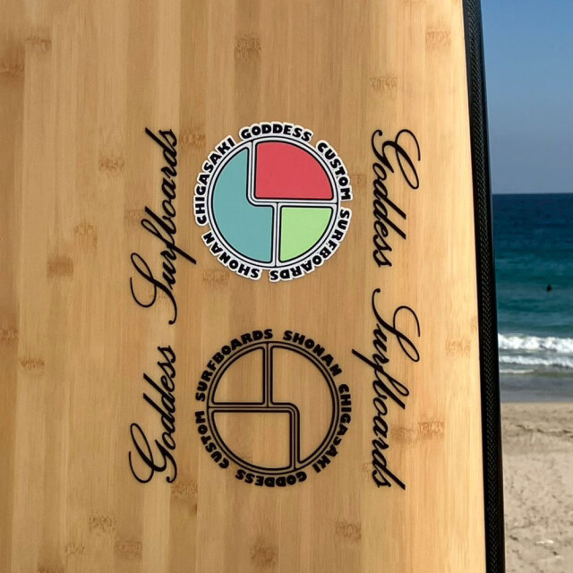 ファンボード ゴッデス サーフボード ツーピース バンブー シャドームーン 7'6"