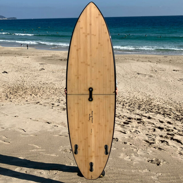 ショートボード 2分割 ゴッデス サーフボード ツーピース バンブー