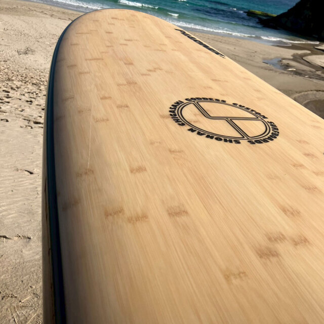 ロングボード 2分割 ゴッデス サーフボード ツーピース バンブー