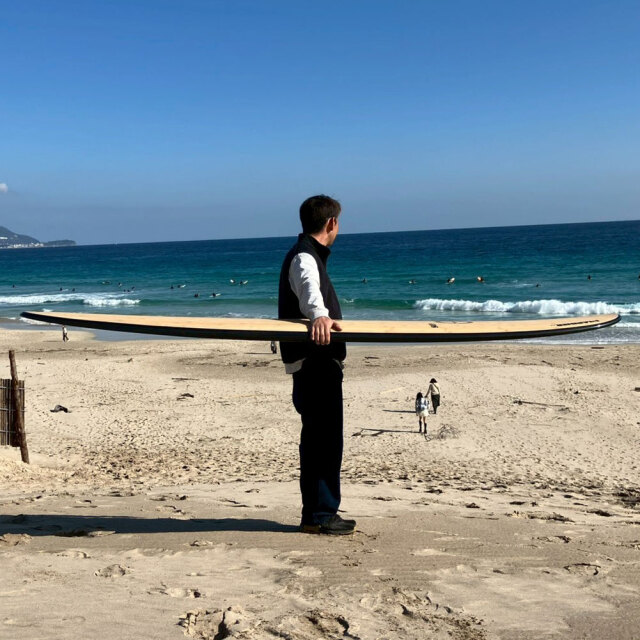 ロングボード ゴッデス サーフボード ツーピース バンブー ロング 9'2